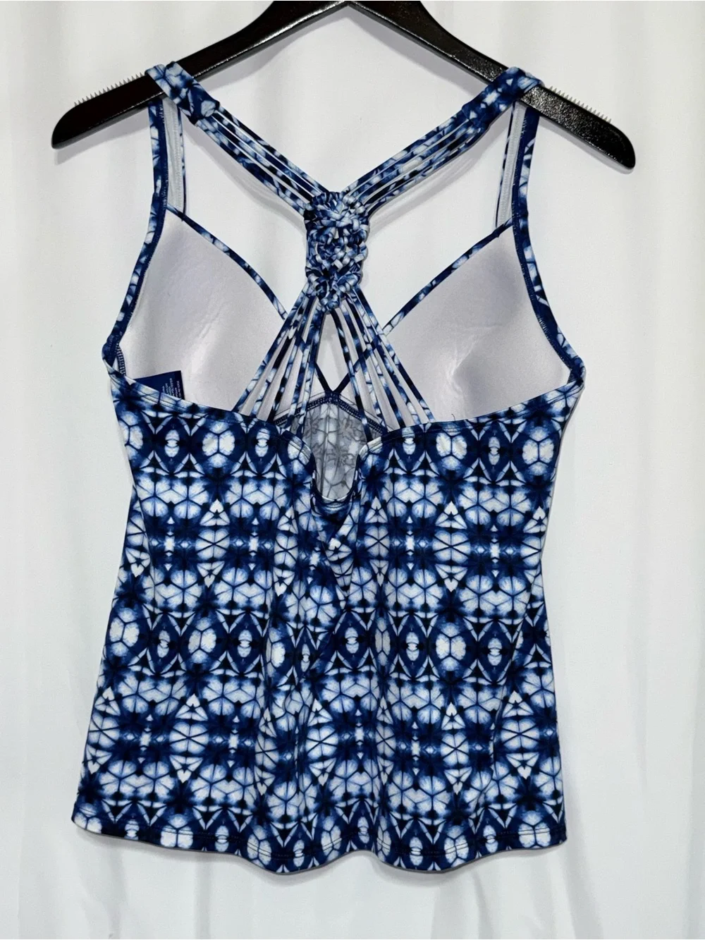 Apt. 9 Women’s XL/1X Blue 2-Piece Strappy Racerback Tankini Set